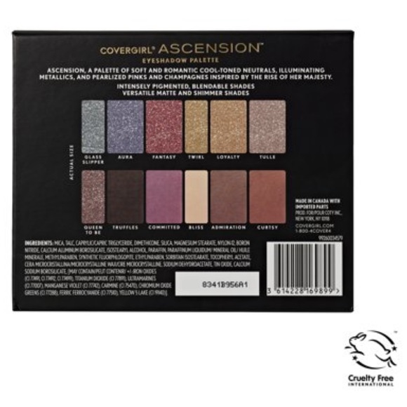 🆕COVERGIRL ASCENSION Eyeshadow Palette - Picture 4 of 4